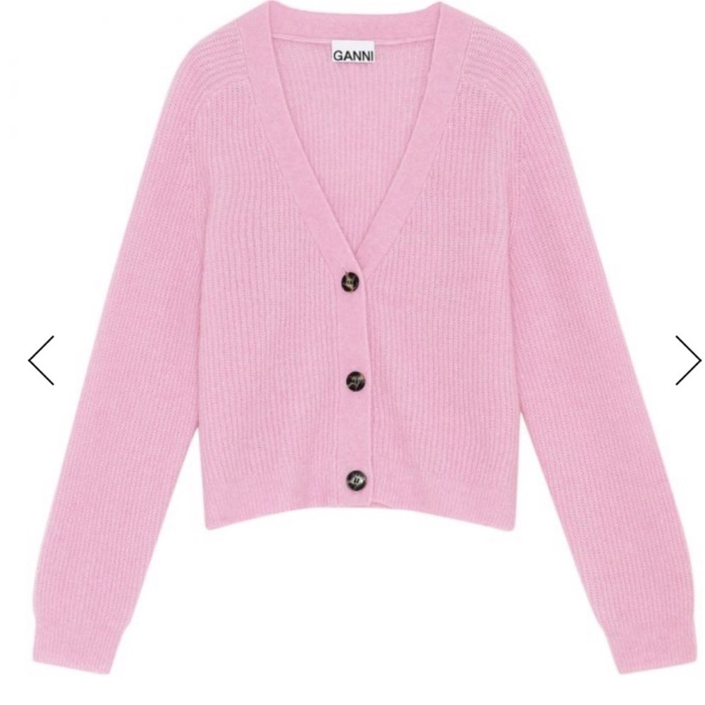 GANNI pink sweater